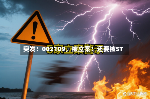 突发！002109，被立案！还要被ST-第3张图片