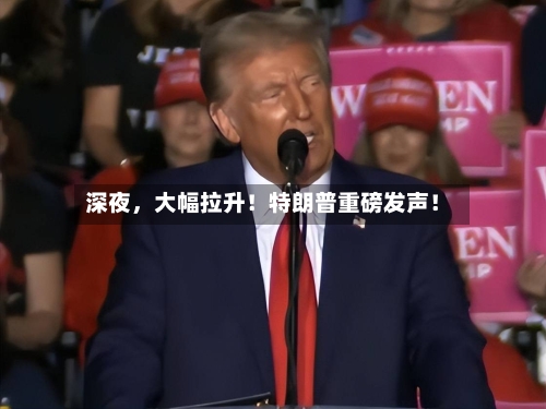 深夜，大幅拉升！特朗普重磅发声！-第2张图片